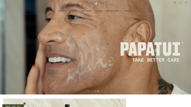 PAPATUI™ | Men's Skincare & Mens Grooming Products by Dwayne Johnson